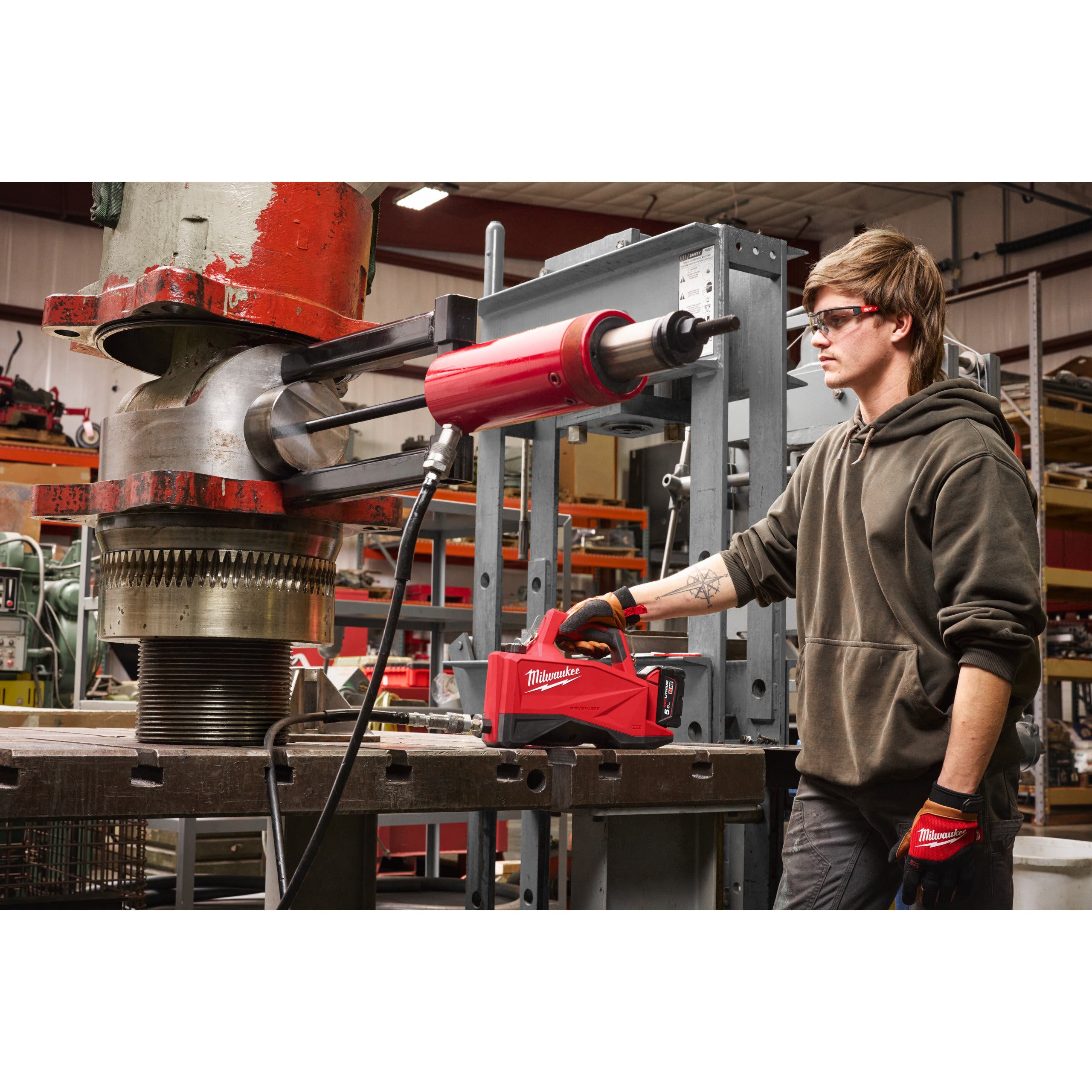 Mini-pompă hidraulică Milwaukee M18 HMP700-0 700 bari, cod 4933493928