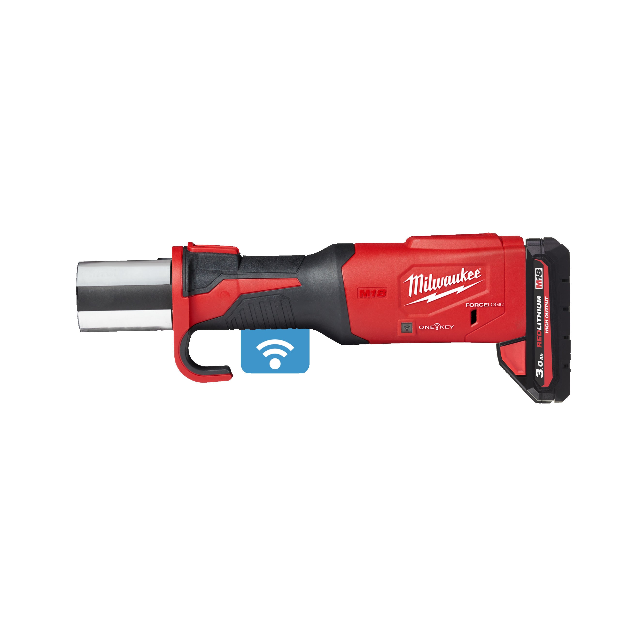 Presă hidraulică Milwaukee M18 ONEBLHPT-302C Geberit Mapress Set FORCE LOGIC™ ONE-KEY™ compactă cu motor fără perii, cod 4933480904