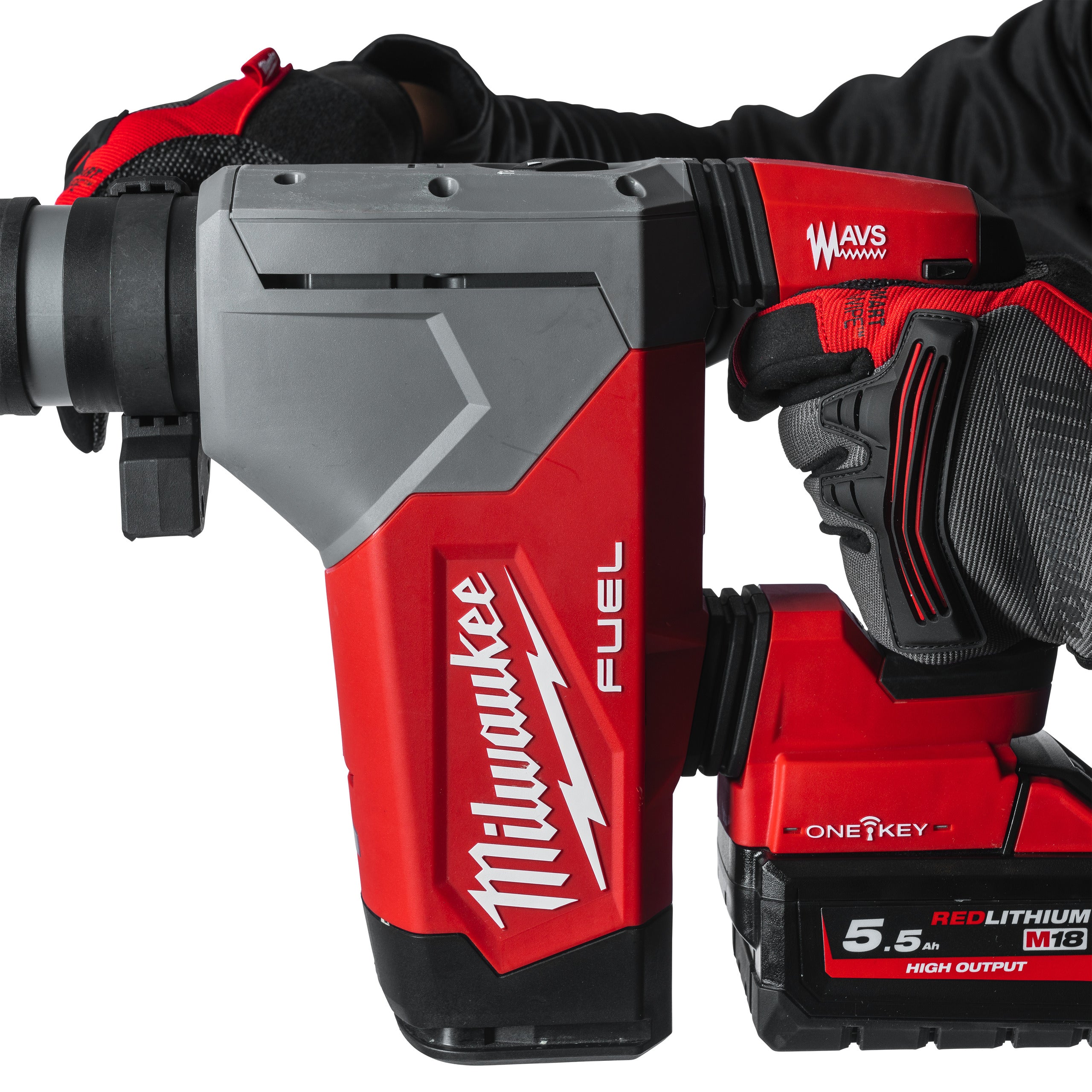 Ciocan rotopercutor SDS-Plus 32 mm cu 4 funcții Milwaukee M18 ONEFHPX-802X FUEL™ cu ONE-KEY™ și mandrină FIXTEC™, cod 4933500234