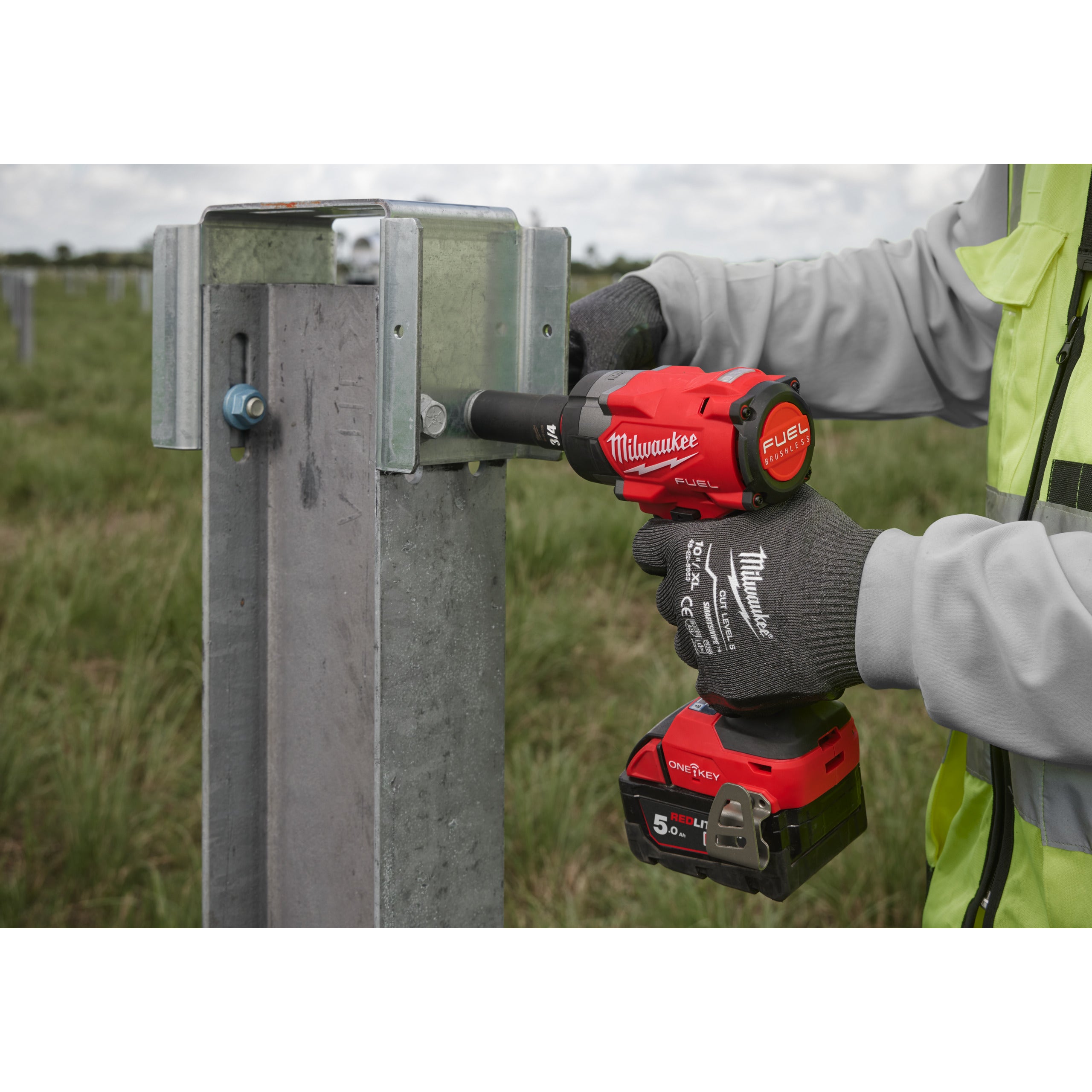Cheie de impact de precizie Milwaukee M18 ONEFIW2FC12-0X FUEL™ ONE-KEY™ TORQUE-SENSE™ ½″, cod 4933493412