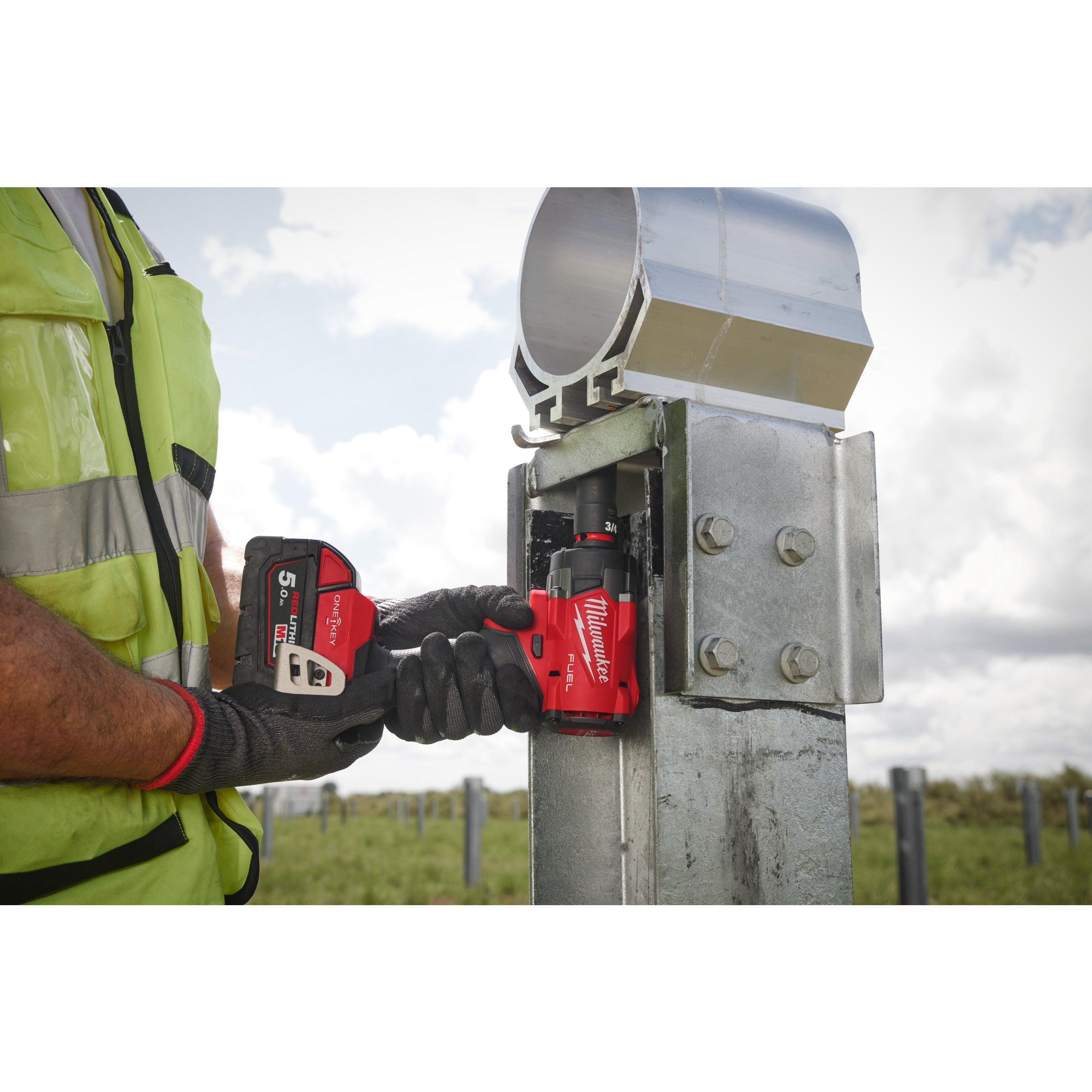 Cheie de impact de precizie Milwaukee M18 ONEFIW2FC12-0X FUEL™ ONE-KEY™ TORQUE-SENSE™ ½″, cod 4933493412