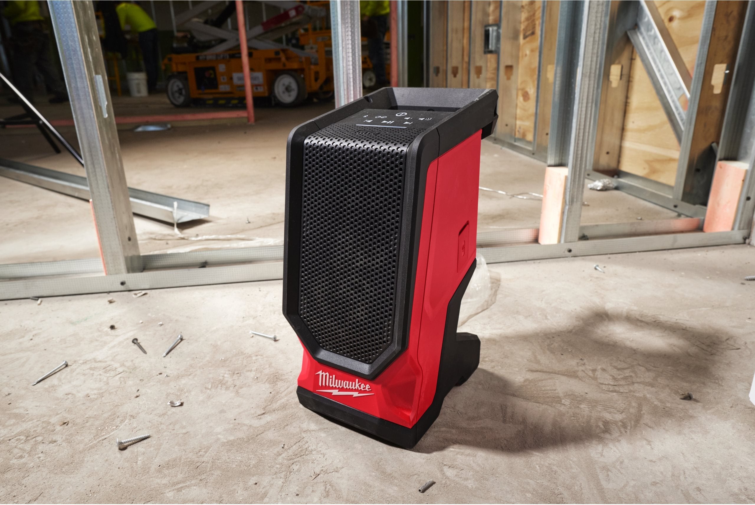 Boxă de șantier Milwaukee M18 SPEJSG2-0, Bluetooth®, USB-C, 333 x 145 x 213 mm, cod 4933493530