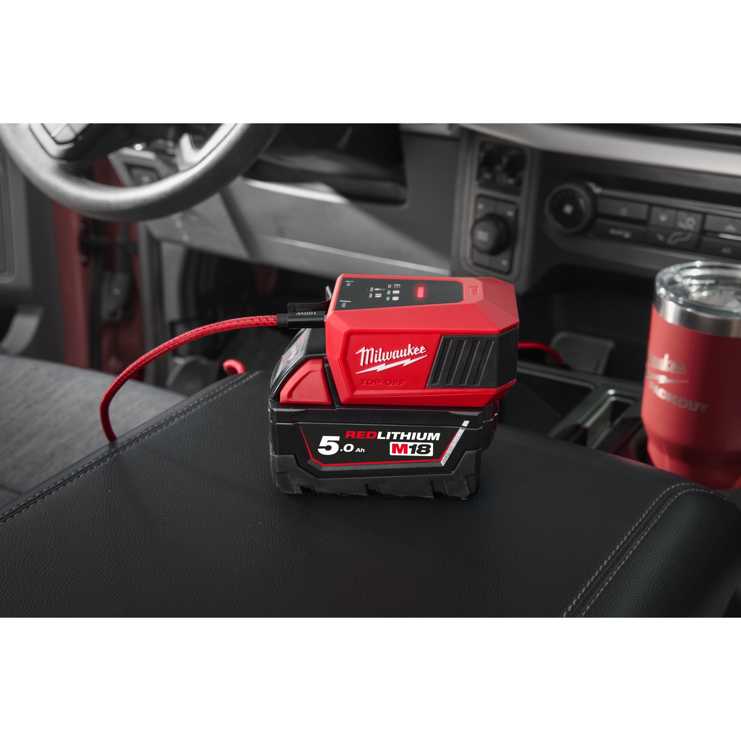 Încărcător Mini încărcător Milwaukee M18 TC TOP-OFF, cod 4932499165