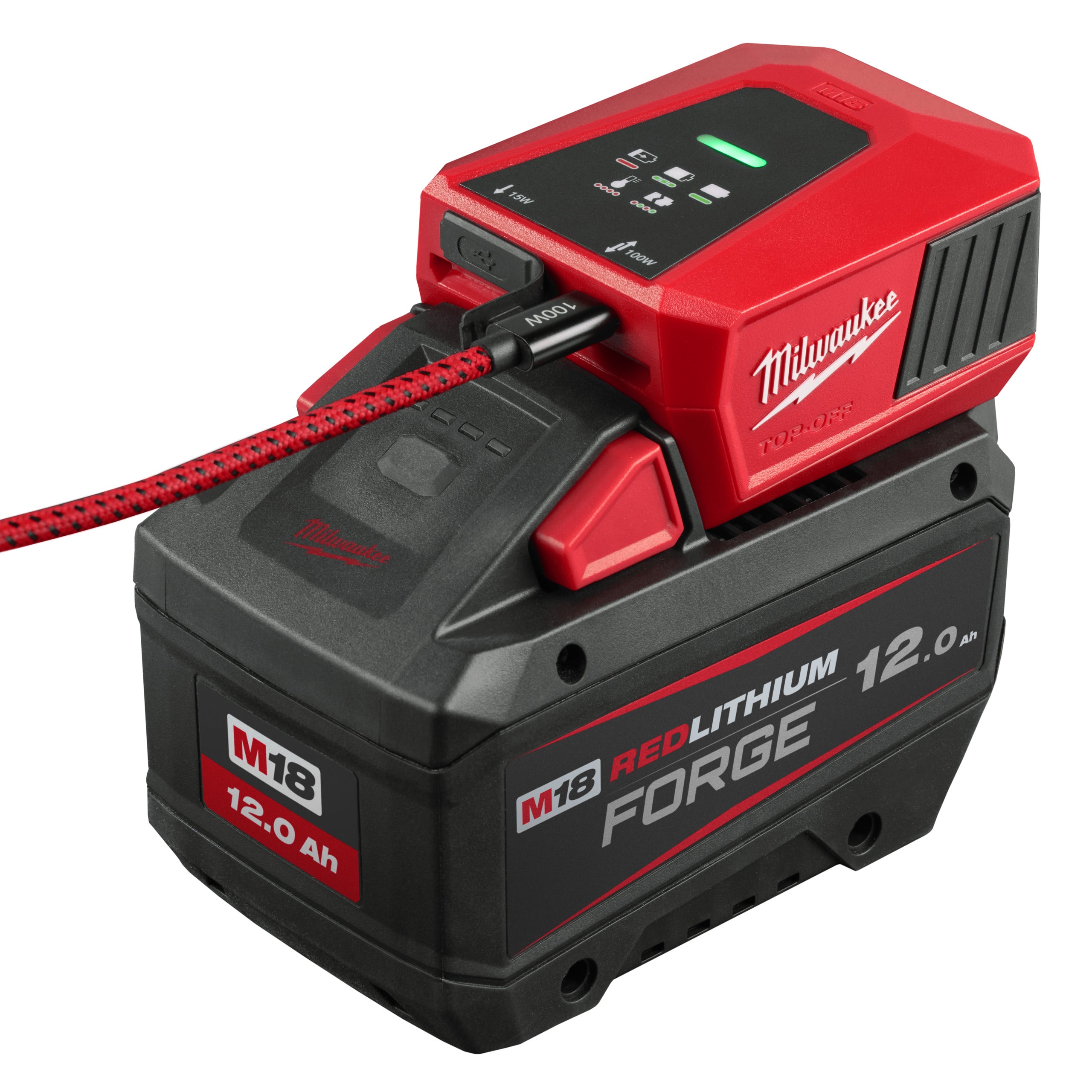 Încărcător Mini încărcător Milwaukee M18 TC TOP-OFF, cod 4932499165