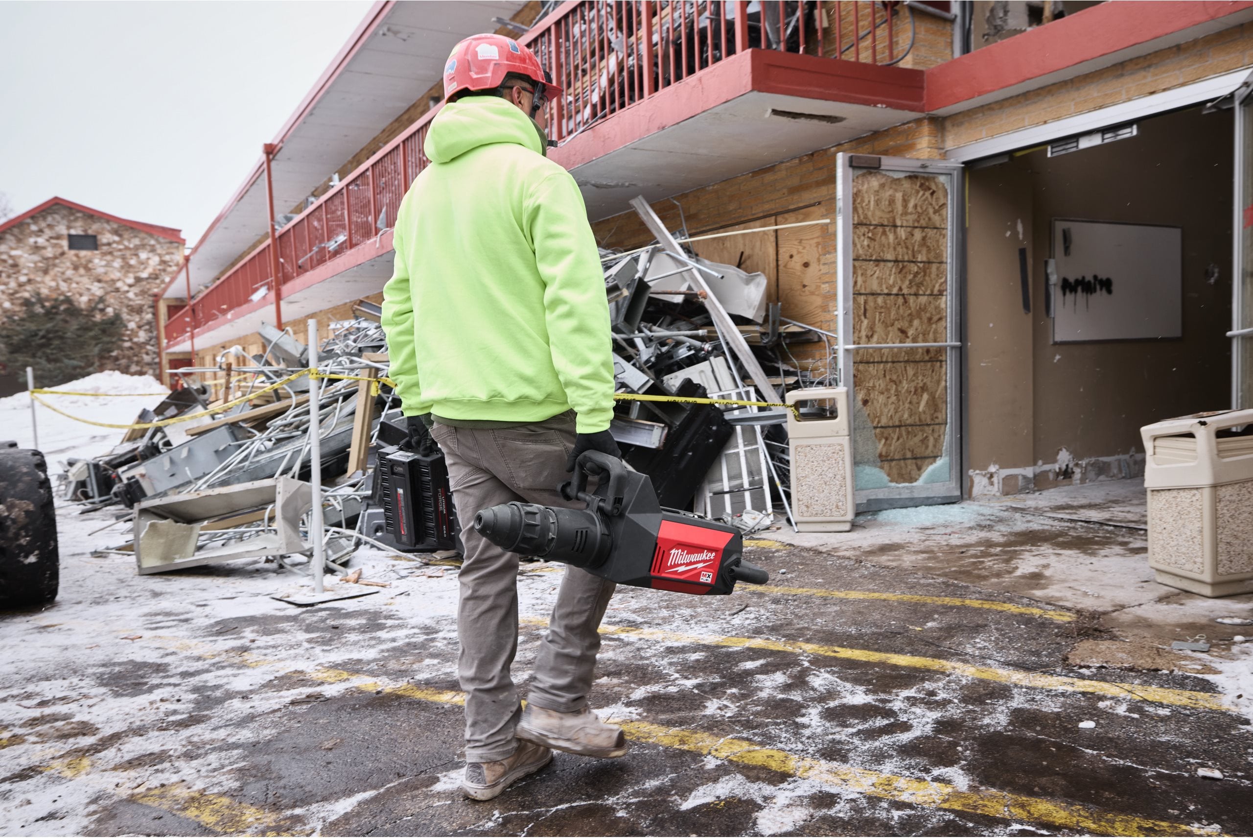 Ciocan demolator SDS-MAX Milwaukee 10kg MXF HADO1000, 26J, MX FUEL™, ONE-KEY™