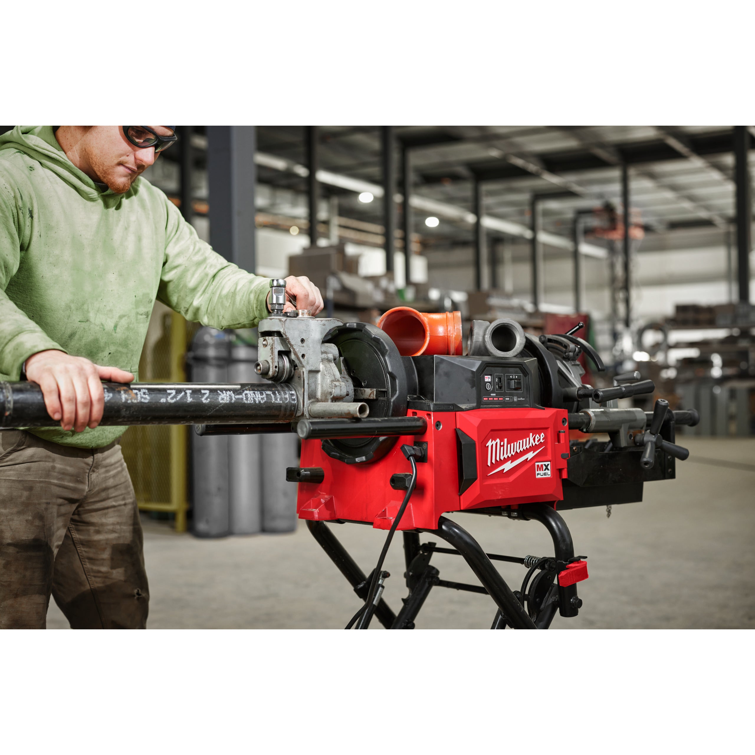 Mașină de filetat și canelat țevi 2″ Milwaukee MXF PTR2-0 ONE-KEY™, cod 4933498324