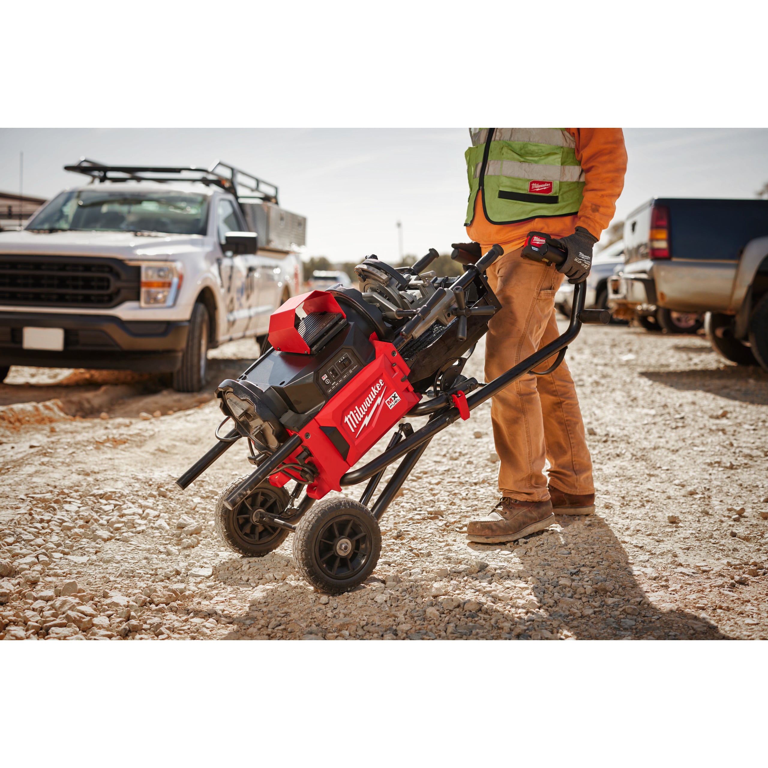 Mașină de filetat și canelat țevi 2″ Milwaukee MXF PTR2-0 ONE-KEY™, cod 4933498324