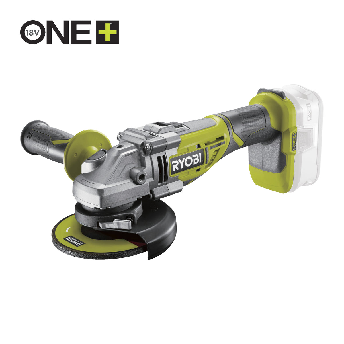 Polizor unghiular 18V ONE+™, motor fără perii Ryobi R18AG7-0, cod 5133002852