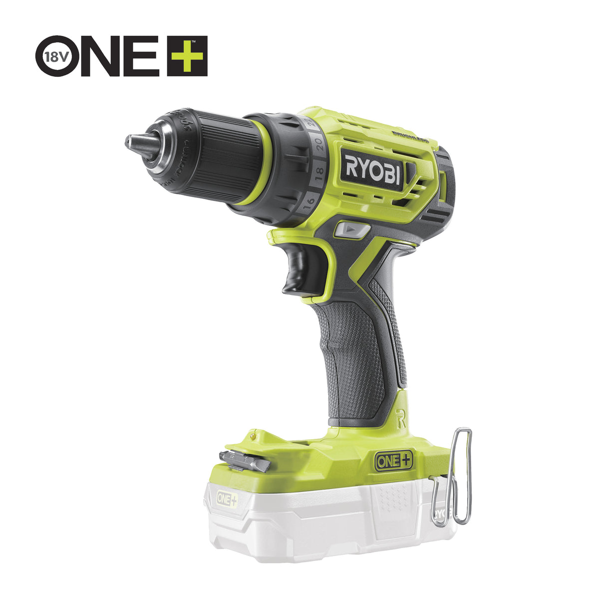 Mașină de găurit/înșurubat 18V ONE+™, motor fără perii Ryobi R18DD7-0, cod 5133004532