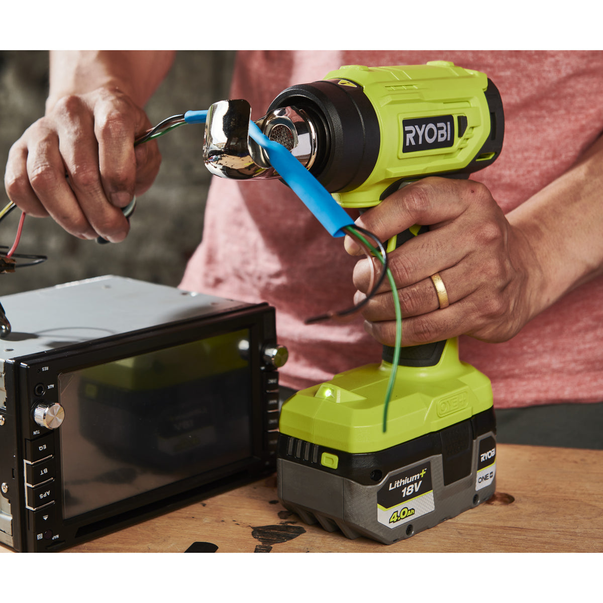 Pistol aer cald 18V ONE+™ Ryobi R18HG-0, cod 5133004423