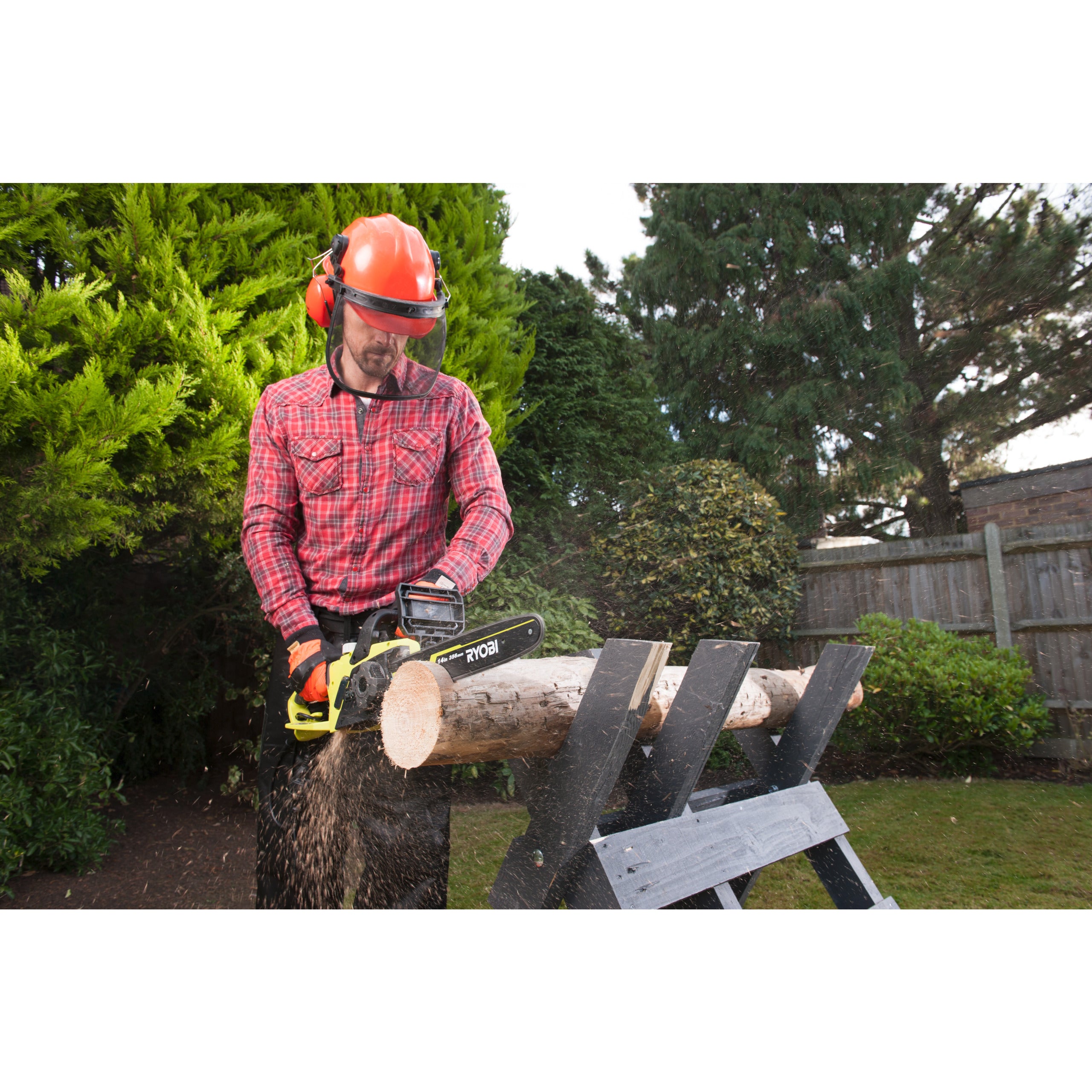 Fierăstrău electric cu lanț 1900W, bară 35cm Ryobi RCS1935B, cod 5133004338