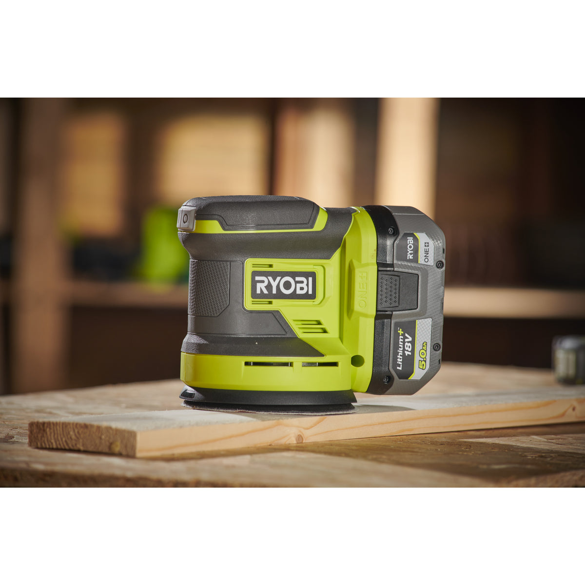 Mașină de șlefuit orbitală 18V ONE+™ Ryobi RROS18-0, cod 5133005393