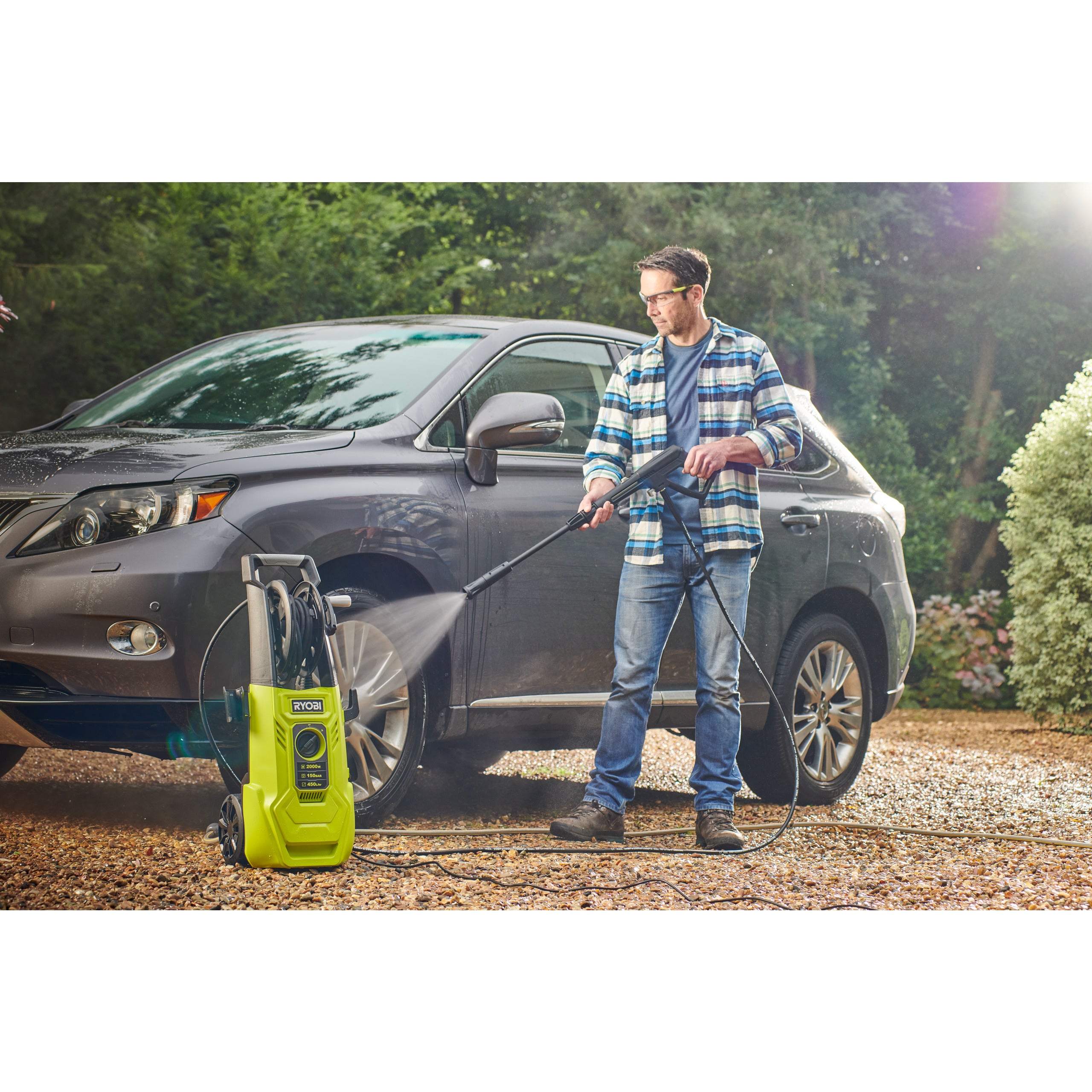 Aparat de spălare cu presiune 150 BAR Ryobi RY150PWA, cod 5133005371