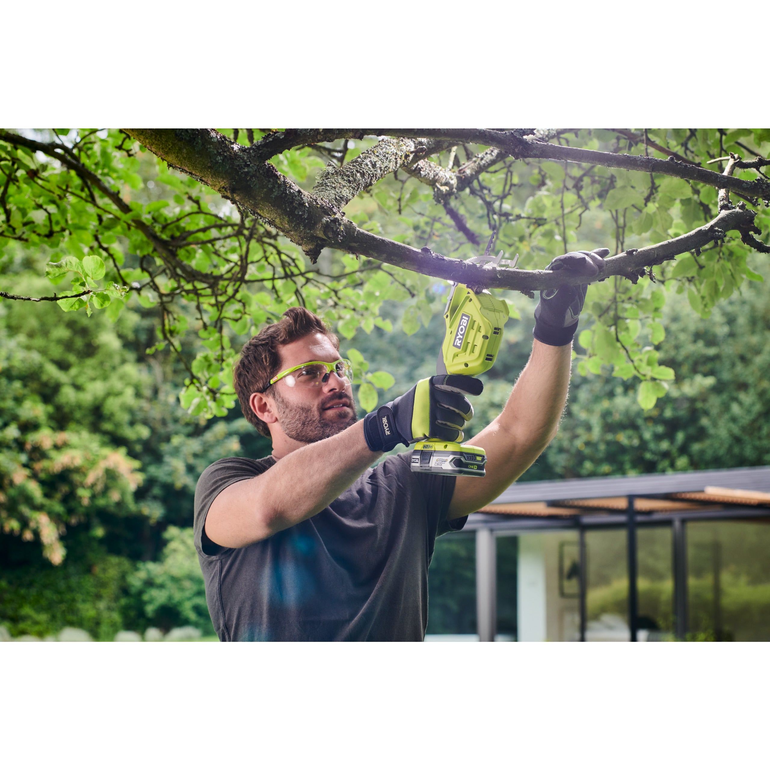 Fierăstrău de curățat crengi 18V ONE+™, lama 150 mm Ryobi RY18PSA-0, cod 5133004594