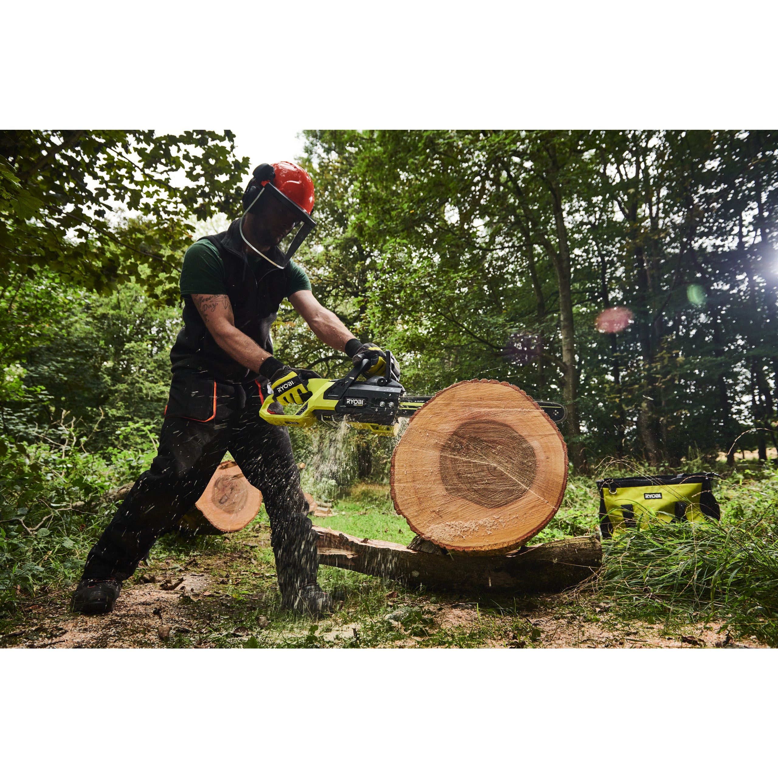 Fierăstrău cu lanț MAX POWER 50 cm fără perii și fără cablu Ryobi RY36CSX50A-0, cod 5133006242