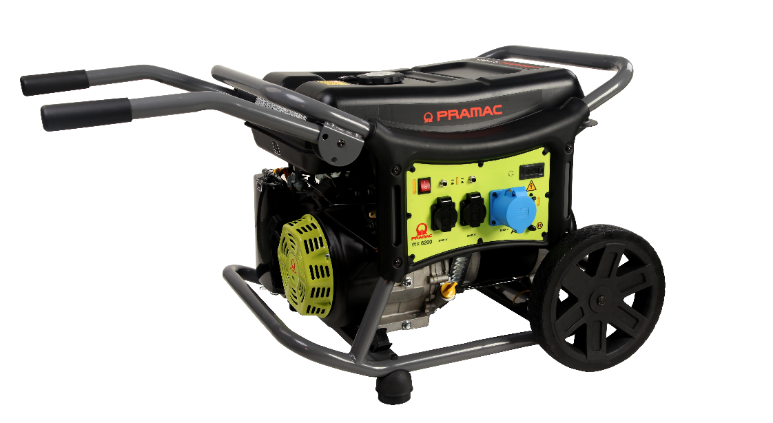 Generator Pramac WX6200 230 V, 5,3 kW, AVR, pornire la sfoară – PR532SXIZ00