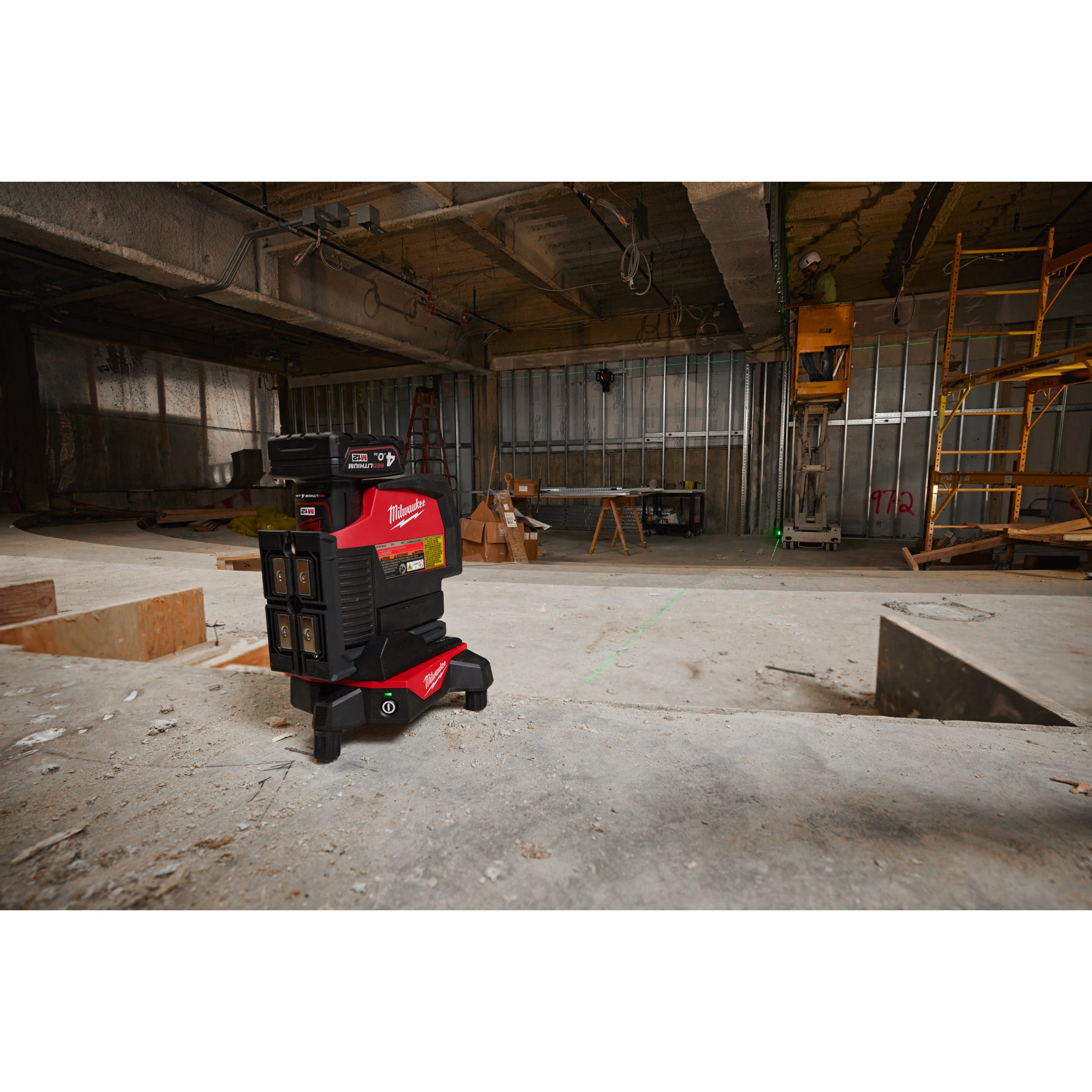 Baza de aliniere fără fir pentru nivela laser Milwaukee WLB-C, cod 4932479198