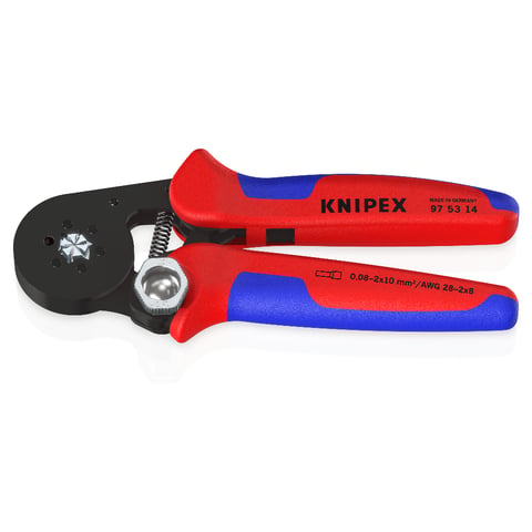 Clești autoajustabili crimpare mansoane cu acces lateral KNIPEX 975314