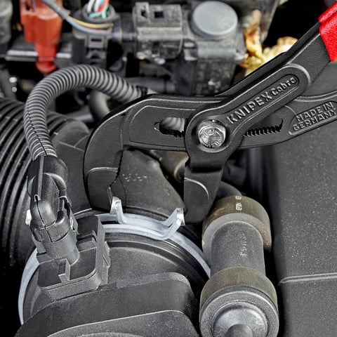 Cleşte pentru coliere din bandă elastică 250 mm Knipex, cod 8551250A