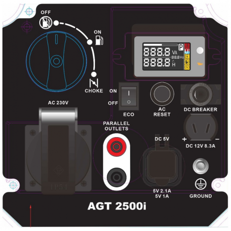Generator de curent tip inverter AGT 2500i 2.0kw