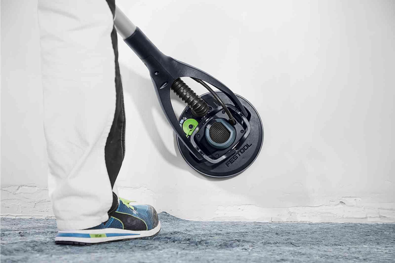 Șlefuitor de pereți cu braț telescopic Festool PLANEX LHS 2-M 225 EQ, cod 577354 + CADOU: 1 x set foi abrazive 205656 + 1 x set foi abrazive 205662 - BIG STORE (Dynamic Tools SRL)