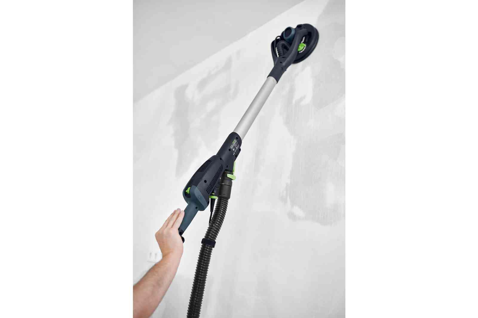 Șlefuitor de pereți cu braț telescopic Festool PLANEX LHS 2-M 225 EQ, cod 577354 + CADOU: 1 x set foi abrazive 205656 + 1 x set foi abrazive 205662 - BIG STORE (Dynamic Tools SRL)