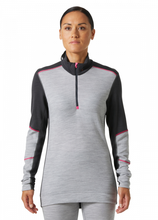 Bluză damă Helly Hansen Lifa Merino Base Layer Half Zip