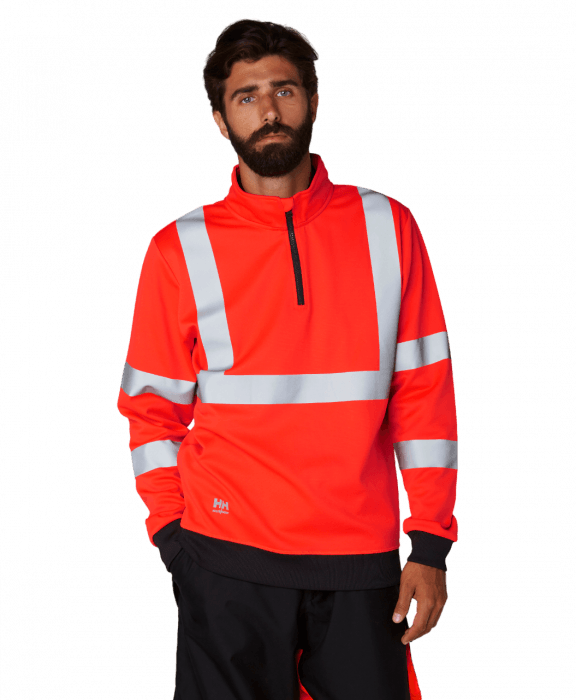 Bluză Helly Hansen Addvis Half Zip HVC2 Hi-Vis reflectorizantă - BIG STORE (Dynamic Tools SRL)
