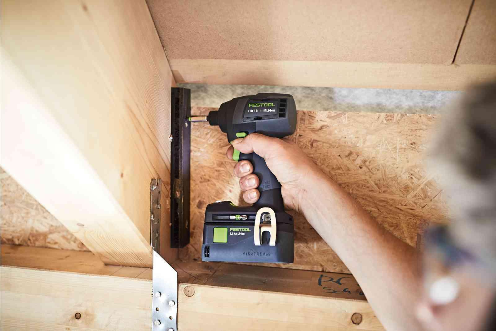 Mașină de găurit și înșurubat cu acumulator, 18V, Festool TID 18-Basic, 4,0Ah, cod 577054 - BIG STORE (Dynamic Tools SRL)