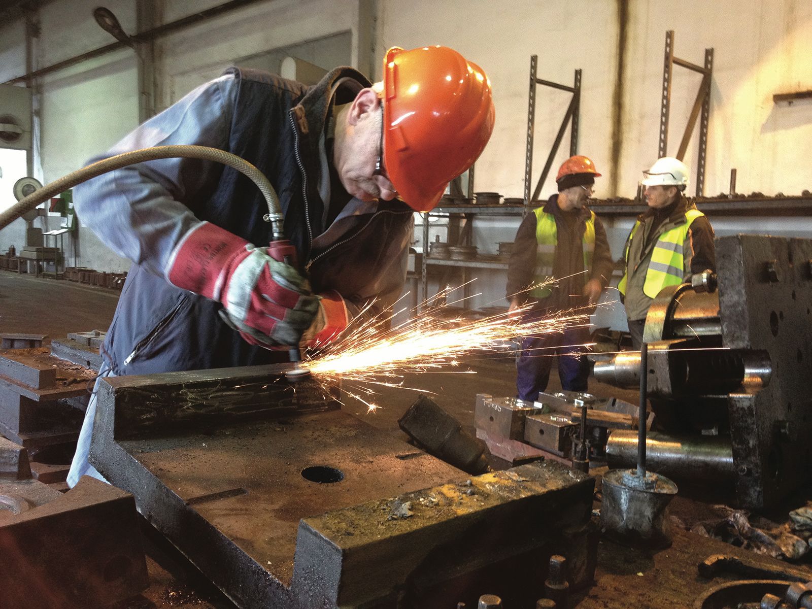 CP3000-330R Polizor drept pneumatic 1/4" (6 mm) Chicago Pneumatic, cod 6151600160