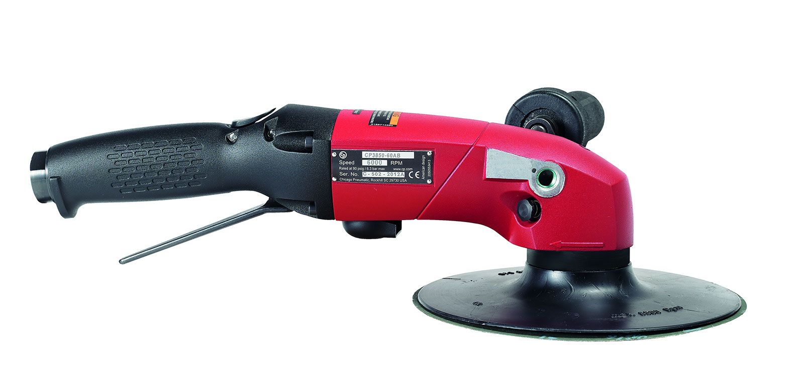 CP3850-85ABVE Șlefuitor pneumatic unghiular rotativ 7" (180 mm) Chicago Pneumatic, cod 6151704970