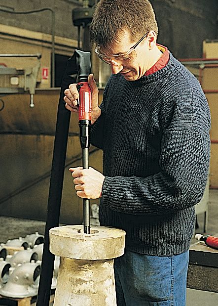 CP3119-15ES Polizor drept pneumatic lung 1/4" (6 mm) Chicago Pneumatic, cod 6151602120