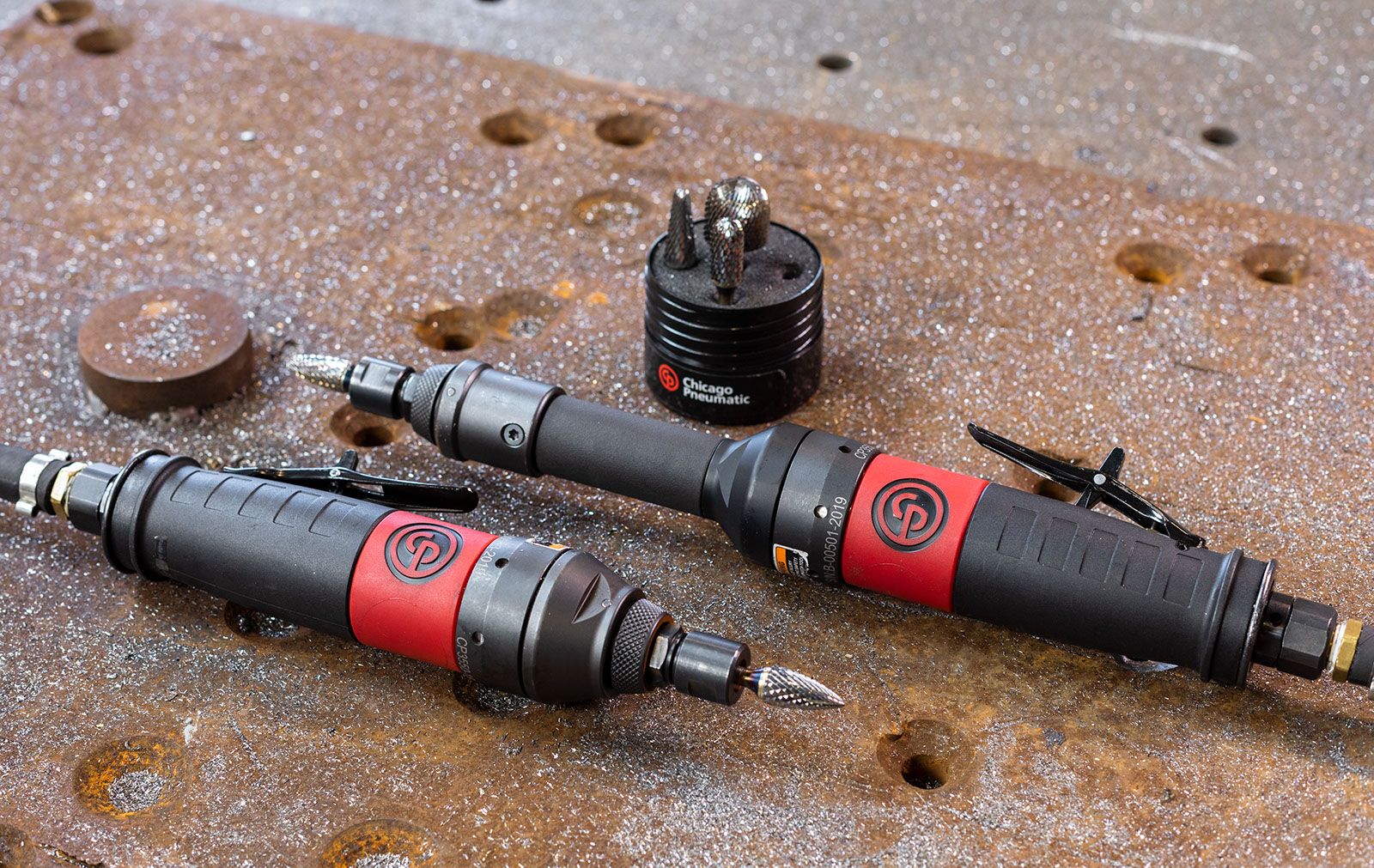 CP3550-180ES Polizor drept pneumatic lung 1/4" (6 mm) Chicago Pneumatic, cod 6151602360