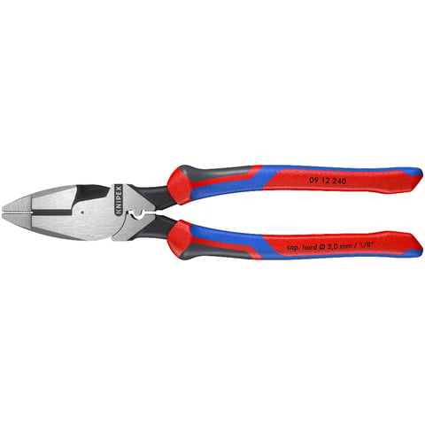 Clești cu vârf ascuțit și tăișuri laterale KNIPEX "Lineman's Pliers" 0912240
