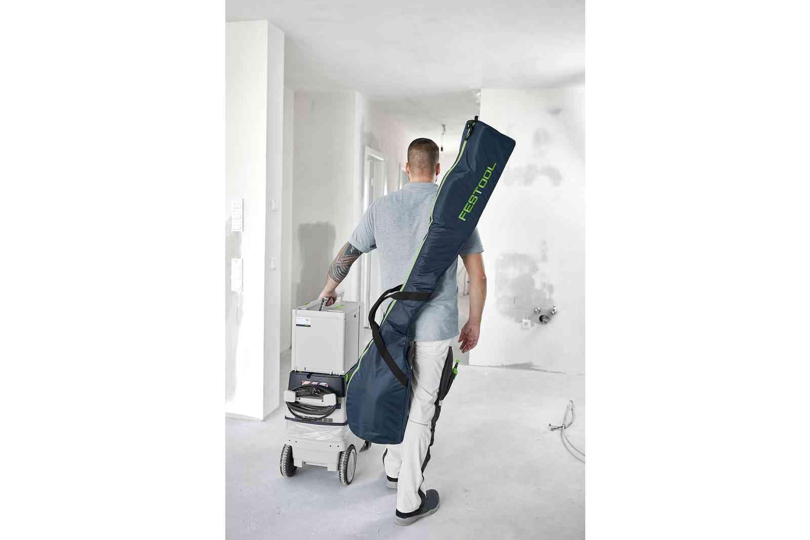 Șlefuitor de pereți cu braț telescopic Festool PLANEX LHS 2-M 225 EQ, cod 577354 + CADOU: 1 x set foi abrazive 205656 + 1 x set foi abrazive 205662 - BIG STORE (Dynamic Tools SRL)