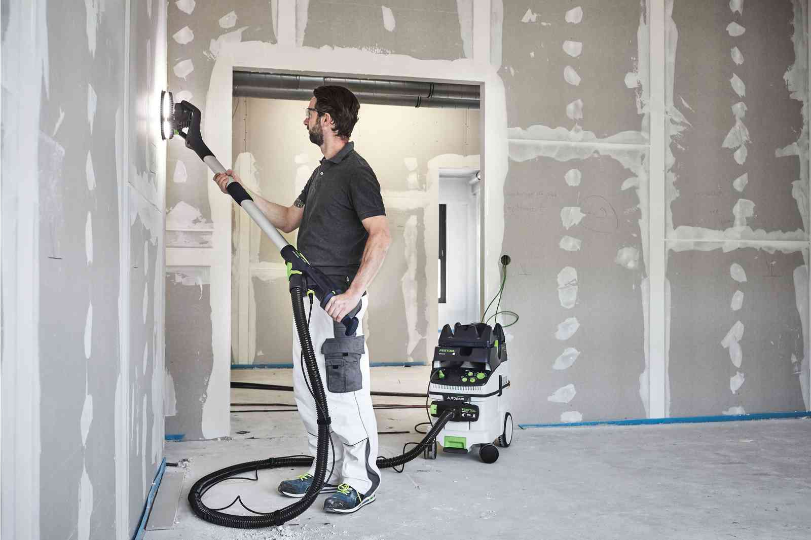 Șlefuitor de pereți cu braț telescopic Festool PLANEX LHS 2 225 EQI-Plus, cod 575990 + CADOU: 1 x set foi abrazive 205656 + 1 x set foi abrazive 205662 - BIG STORE (Dynamic Tools SRL)