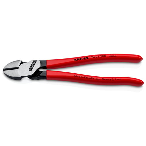 Tăietori diagonali cu pârghie înaltă KNIPEX 7401200