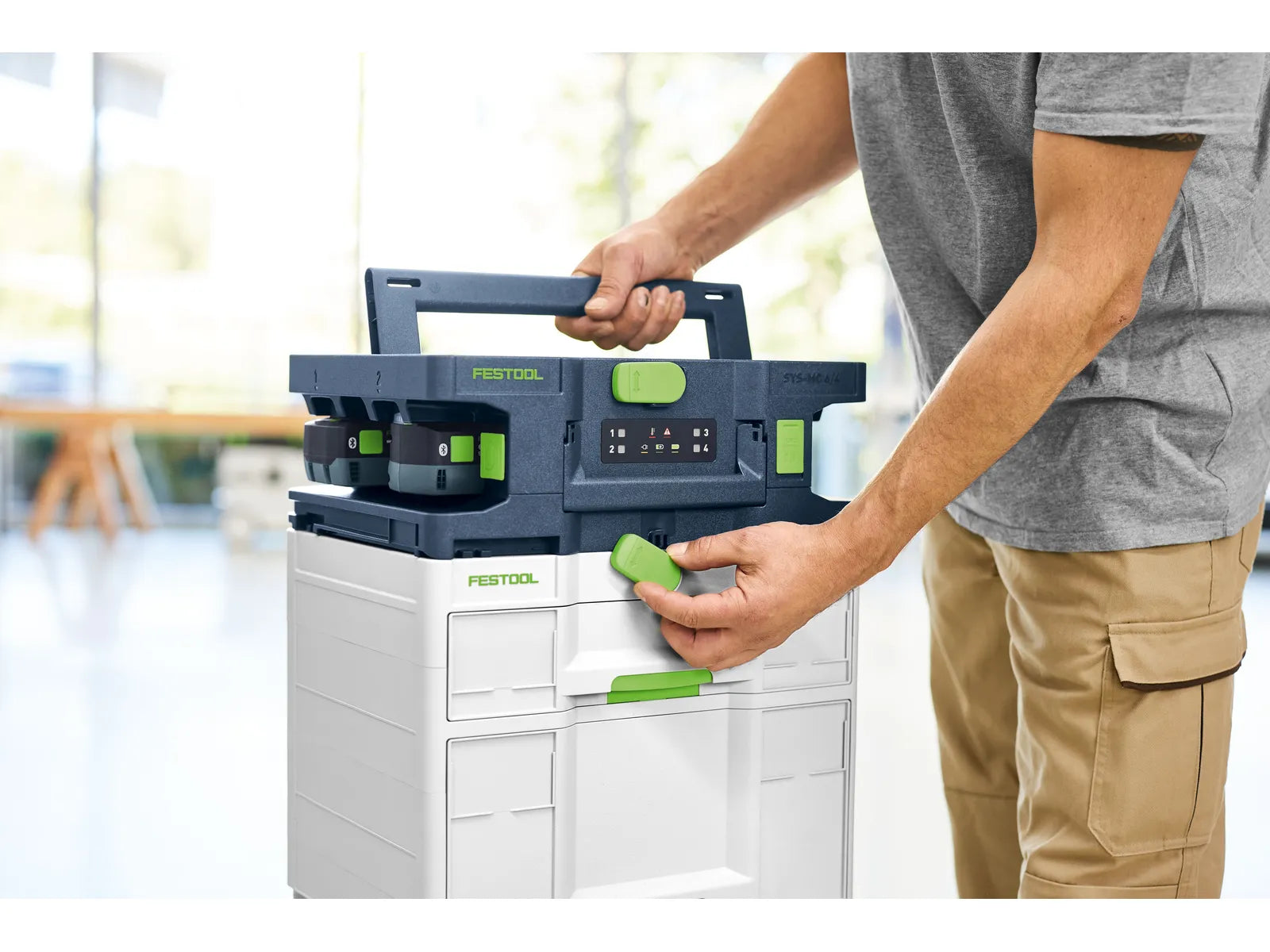 Încărcător rapid Festool SYS-MC 6/4, cod 578489