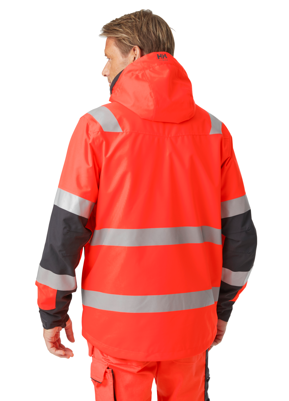 Geacă Helly Hansen Alna 2.0 Shell cu glugă, impermeabilă, reflectorizantă, HVC2, 3