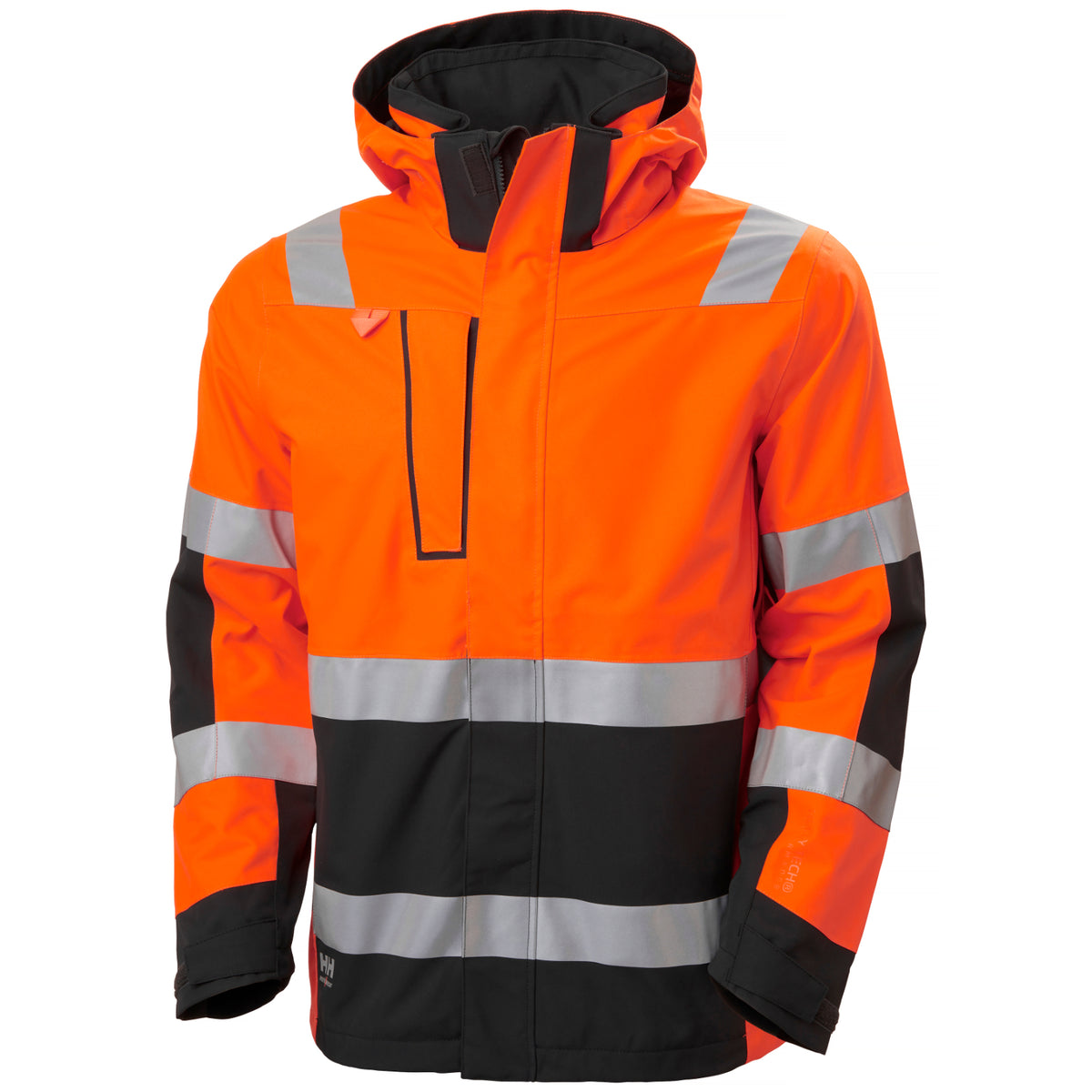 Geacă Helly Hansen Alna 2.0 Shell cu glugă, impermeabilă, reflectorizantă, HVC2, 3