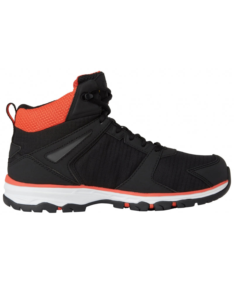 Ghete protecție Helly Hansen Chelsea Evolution 2 Mid HT Soft Toe, O2, HRO, SRC, ESD, negru/portocaliu
