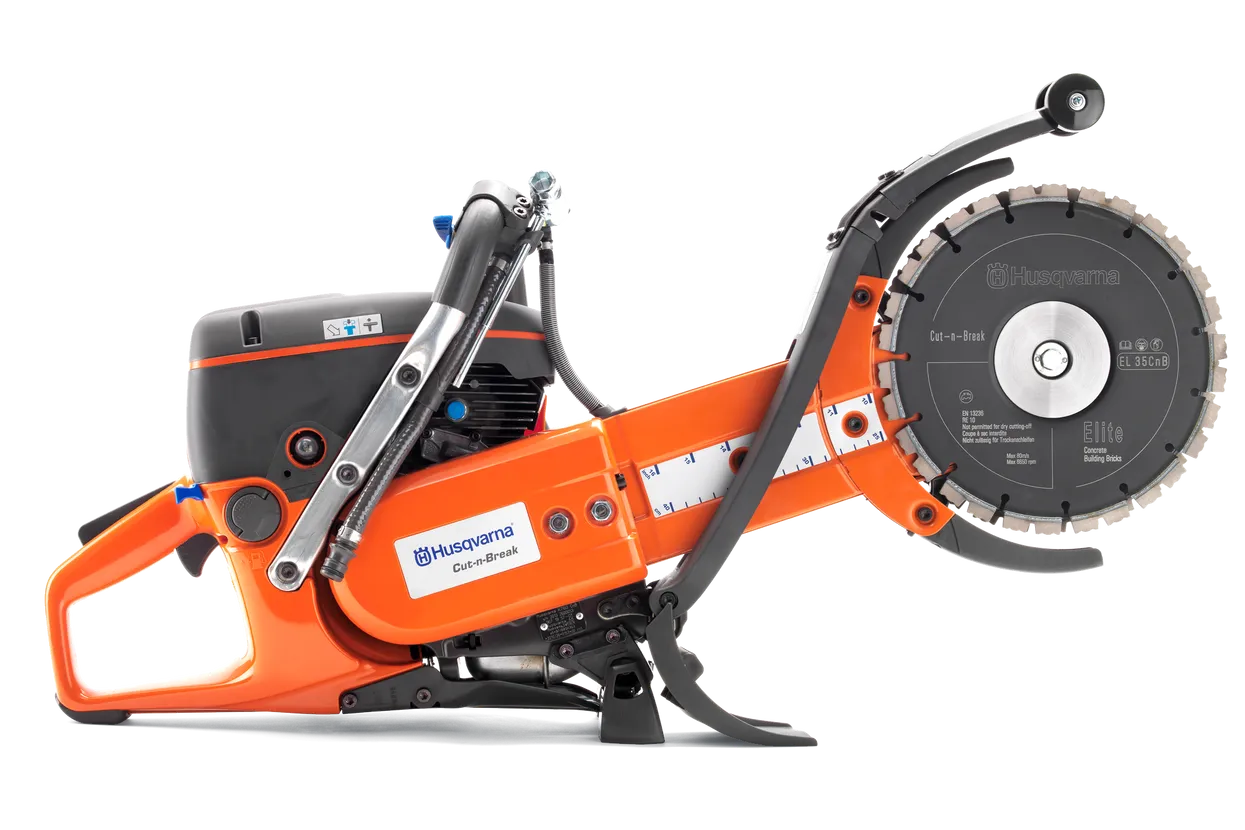 Mașină de tăiat beton și asfalt Husqvarna K 760 Cut-n-Break II, adâncime 400mm, diametru disc 230mm, putere 3,7kW, fără disc, cod 967195701