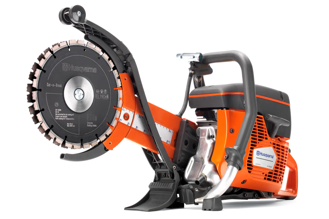 Mașină de tăiat beton și asfalt Husqvarna K 760 Cut-n-Break II, adâncime 400mm, diametru disc 230mm, putere 3,7kW, fără disc, cod 967195701