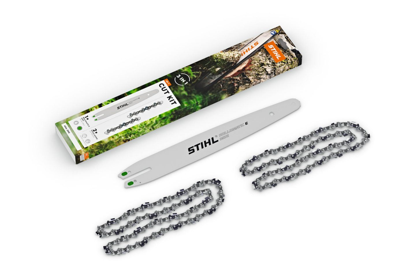 Șină de ghidaj și lanțuri Stihl Cut Kit 7, 35 cm, 71PM3, cod 30050009905