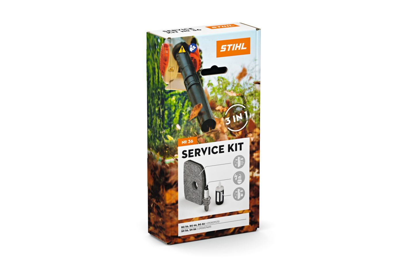Kit de întreținere Stihl BG 56, BG 66, BG 86, SH 56, SH 86, BR 200, SR 200, cod 42410074100