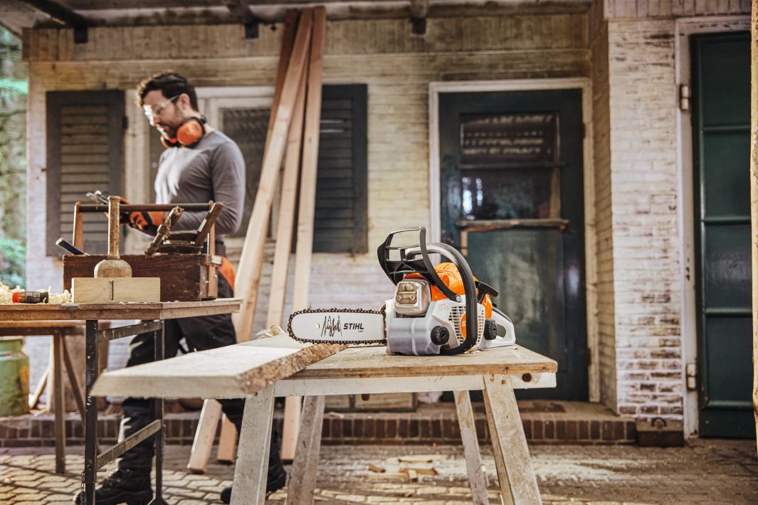 Motoferăstrău Stihl MS 162, benzină, 35cm, pas 3/8"P, cod 11482000002