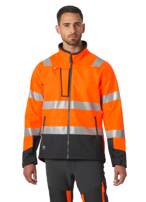 Jachetă Helly Hansen Alna 2,0 Softshell, reflectorizantă, HVC2, 3
