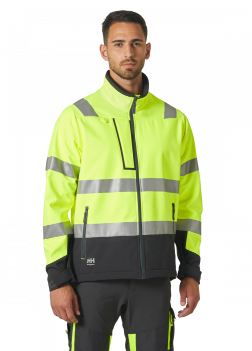 Jachetă Helly Hansen Alna 2,0 Softshell, reflectorizantă, HVC2, 3