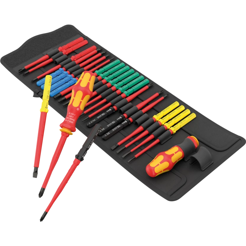 Set șurubelnițe Wera Kraftform Kompakt VDE Big Pack 1, 26 piese, cod 05006617001