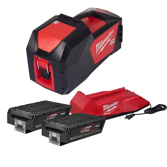 Aparat de electrofuziune Milwaukee MXF EFP-802, MX FUEL™, ONE-KEY™, cabluri de 4.5 m, scaner de coduri de bare, set de vârfuri de fuziune, 2 x acumulator MXF XC608 FORGE, 1 x încărcător MXF C, cod 4933493806